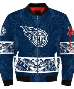 NFL Sport Tennessee Titans Bomber Jacket Design 3D Full Printed Sizes S - 5XL - NABU57