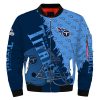 NFL Sport Tennessee Titans Bomber Jacket Design 3D Full Printed Sizes S - 5XL - NABU54