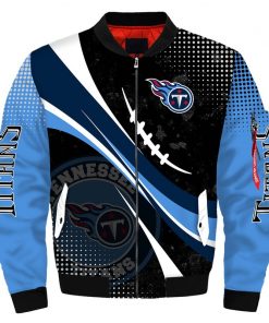 NFL Sport Tennessee Titans Bomber Jacket Design 3D Full Printed Sizes S - 5XL - NABU52