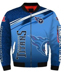 NFL Sport Tennessee Titans Bomber Jacket Design 3D Full Printed Sizes S - 5XL - NABU44