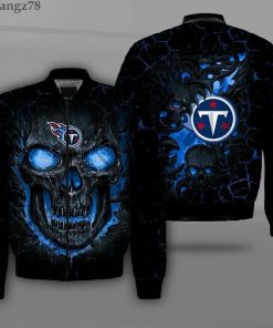 NFL Sport Tennessee Titans Bomber Jacket Design 3D Full Printed Sizes S - 5XL - NABU37