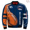 NFL Sport Denver Broncos Bomber Jacket Design 3D Full Printed Sizes S - 5XL - NABY34