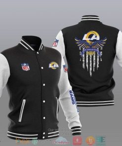 NFL Sport Los Angeles Rams Baseball Jacket Design 3D Full Printed Sizes S - 5XL NMKI107