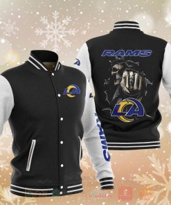 NFL Sport Los Angeles Rams Baseball Jacket Design 3D Full Printed Sizes S - 5XL NMKI103