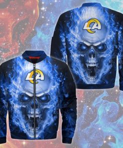 NFL Sport Los Angeles Rams Bomber Jacket Design 3D Full Printed Sizes S - 5XL - NMKI65