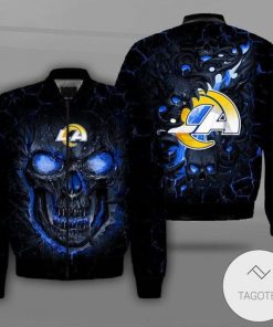NFL Sport Los Angeles Rams Bomber Jacket Design 3D Full Printed Sizes S - 5XL - NMKI64