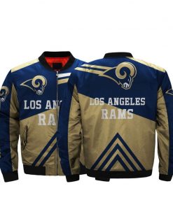 NFL Sport Los Angeles Rams Bomber Jacket Design 3D Full Printed Sizes S - 5XL - NMKI63