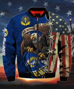 NFL Sport Los Angeles Rams Bomber Jacket Design 3D Full Printed Sizes S - 5XL - NMKI62