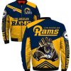 NFL Sport Los Angeles Rams Bomber Jacket Design 3D Full Printed Sizes S - 5XL - NMKI58