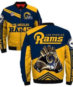NFL Sport Los Angeles Rams Bomber Jacket Design 3D Full Printed Sizes S - 5XL - NMKI58