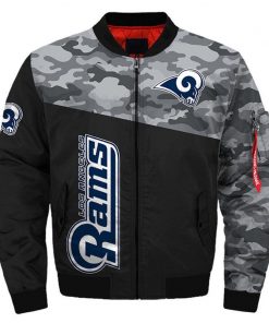 NFL Sport Los Angeles Rams Bomber Jacket Design 3D Full Printed Sizes S - 5XL - NMKI55