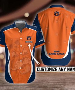 NCAA Auburn Tigers Button Shirt Design 3D Full Printed Custom Name Sizes S - 5XL NC92116