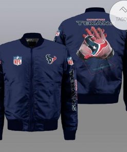 NFL Sport Houston Texans Bomber Jacket Design 3D Full Printed Sizes S - 5XL Perfect Gift - NABR82