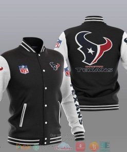 NFL Sport Houston Texans Baseball Jacket Design 3D Full Printed Sizes S - 5XL NABR76