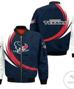 NFL Sport Houston Texans Bomber Jacket Design 3D Full Printed Sizes S - 5XL Perfect Gift - NABR71