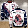 NFL Sport Houston Texans Bomber Jacket Design 3D Full Printed Sizes S - 5XL Perfect Gift - NABR44