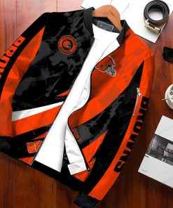 NFL Cleveland Browns Bomber Jacket Design 3D Full Printed Sizes S - 5XL N92208