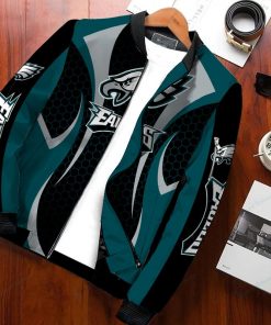 NFL Philadelphia Eagles Bomber Jacket Design 3D Full Printed Sizes S - 5XL N92205