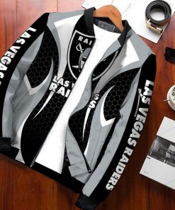 NFL Las Vegas Raiders Bomber Jacket Design 3D Full Printed Sizes S - 5XL N92204