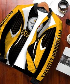 NFL Pittsburgh Steelers Bomber Jacket Design 3D Full Printed Sizes S - 5XL N91753