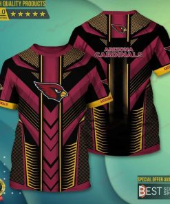 NFL Sport Arizona Cardinals T-shirt Design 3D Full Printed Sizes S - 5XL - NABO62S
