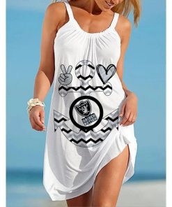 NFL Las Vegas Raiders Limited Edition Summer Beach Dress