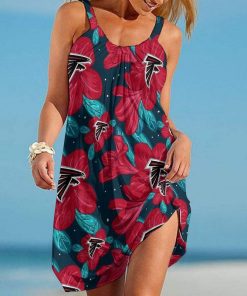 NFL Atlanta Falcons Floral Limited Edition Beach Dress Summer NLA009029
