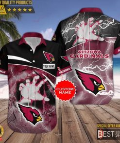 NFL Sport Arizona Cardinals Custom Name Button Shirt Design 3D Full Printed Sizes S - 5XL NABO55