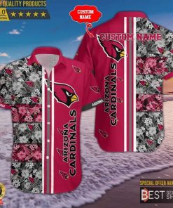 NFL Sport Arizona Cardinals Custom Name Button Shirt Design 3D Full Printed Sizes S - 5XL NABO51