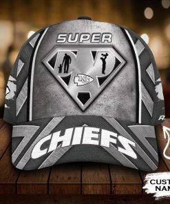 NFL Kansas City Chiefs 3D Cap Superman Dad Custom Name - 0805108