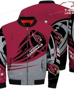 NFL Sport Arizona Cardinals Bomber Jacket Design 3D Full Printed Sizes S - 5XL - NABO92