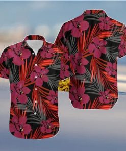 NFL Sport Arizona Cardinals Flower Button Shirt Design 3D Full Printed Sizes S - 5XL NABO07