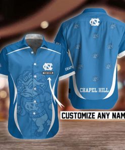 NCAA North Carolina Tar Heels Button Shirt Design 3D Full Printed Custom Name Sizes S - 5XL NC92115