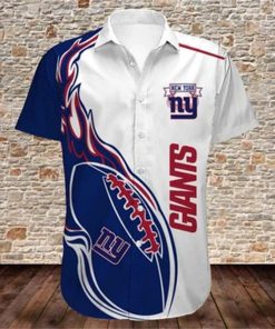 NFL Sport New York Giants Button Shirt Design 3D Full Printed Sizes S - 5XL NABI447