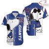 NFL Sport New York Giants Snoopy Button Shirt Design 3D Full Printed Sizes S - 5XL NABI419