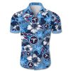 Tennessee Titans Hawaiian Shirt Tropical Flower