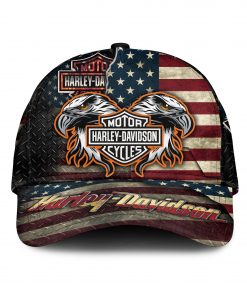 Harley Davidson Motorcycle Custom Name Classic Cap NAOA60