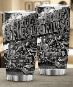 Harley Davidson Stainless Steel 20 Oz Tumbler- NAIA415
