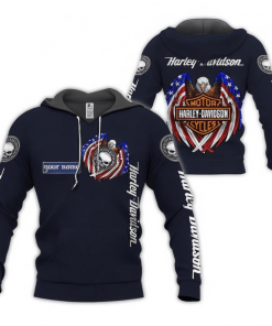 Harley Davidson Custom Name Hoodie Design 3D Full Printed Sizes S - 5XL - NMQI26E