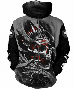 Harley Davidson Zip Hoodie Design 3D Full Printed Sizes S - 5XL - NMQI20D