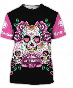 Harley Davidson T-Shirt Design 3D Full Printed Sizes S - 5XL - NMQI30A