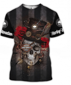 Harley Davidson T-Shirt Design 3D Full Printed Sizes S - 5XL - NANA435A