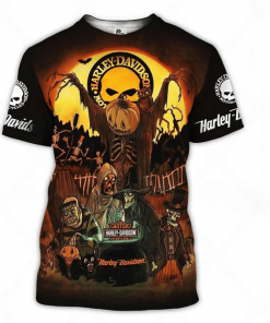 Harley Davidson T-shirt Design 3D Full Printed Sizes S - 5XL - NAPA03A