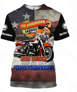 Harley Davidson An American Legend T-Shirt Design 3D Full Printed Sizes S - 5XL - NANA434A