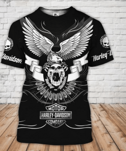 Harley Davidson T-shirt Design 3D Full Printed Sizes S - 5XL - NAKA06A