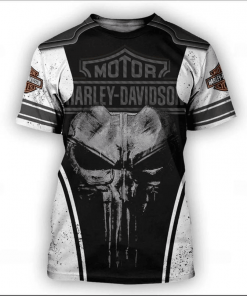 Harley Davidson T-shirt Design 3D Full Printed Sizes S - 5XL - NMCS153