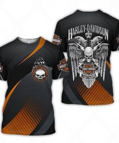 Harley Davidson T-Shirt Design 3D Full Printed Sizes S - 5XL - NMQI15A