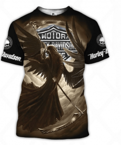Harley Davidson T-shirt Design 3D Full Printed Sizes S - 5XL - TLEA208A