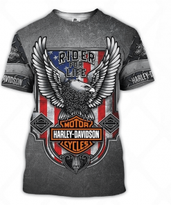 Harley Davidson T-shirt Design 3D Full Printed Sizes S - 5XL - TLEA207A