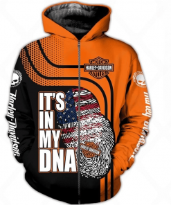 Harley Davidson Zip Hoodie Design 3D Full Printed Sizes S - 5XL - NAKA01K